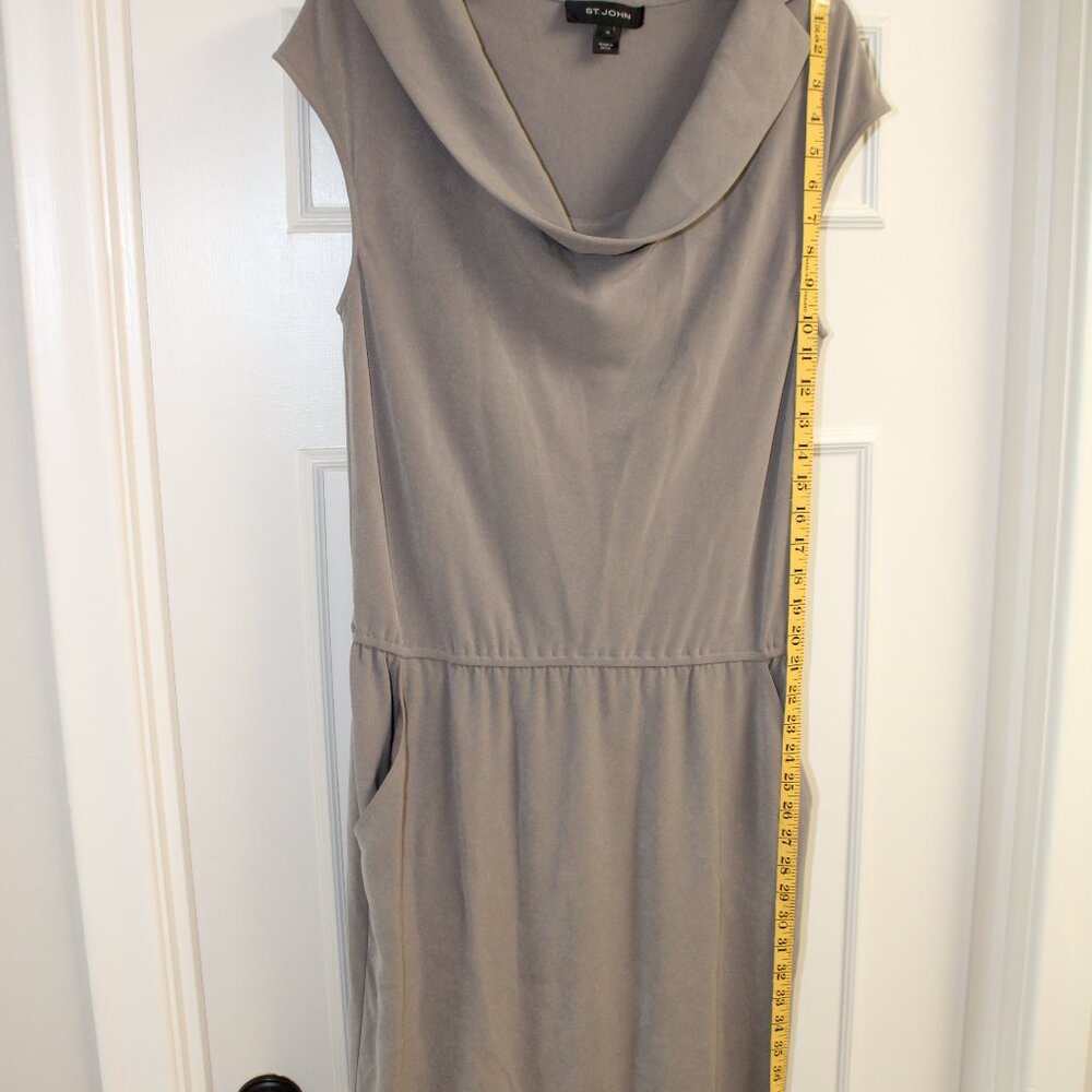 St John cowl neck dress